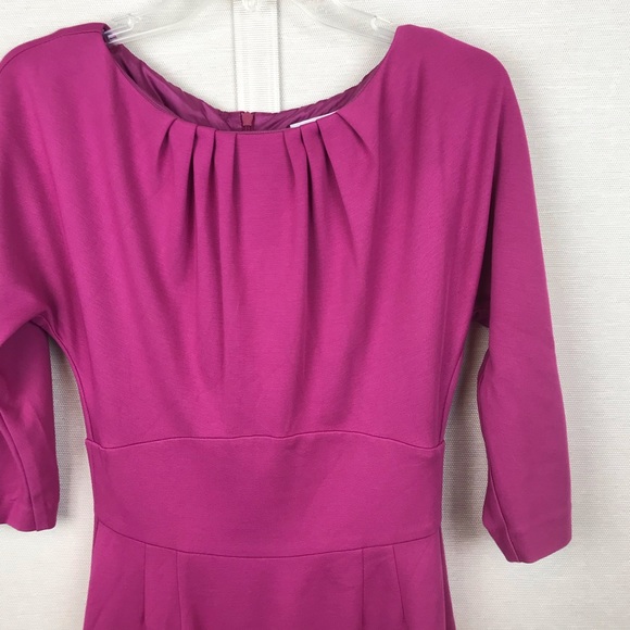 TRINA TURK Orchid Sarafina Pleated Sheath Dress - Picture 2 of 5